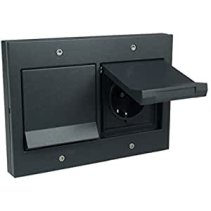 Prize schuko de exterior încastrate completă IP44 antracit cu capac Gira TX44 16A 230V