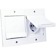 Prize schuko de exterior încastrate completă IP44 alb pur cu capac Gira TX44 16A 230V