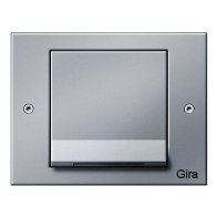 Priză schuko de exterior încastrate completă IP44 aluminiu cu capac Gira TX44 16A 230V