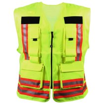 Vestă Reflectorizantă , vestă de lucru si intervenție marime universală S-XL din 100% bumbac