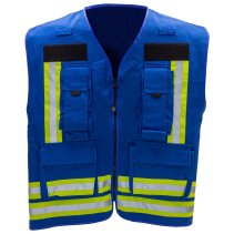 Vestă Reflectorizantă , vestă de lucru si intervenție marime universală S-XL din 100% bumbac
