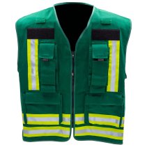Vestă Reflectorizantă , vestă de lucru si intervenție marime universală S-XL din 100% bumbac