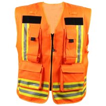 Vestă Reflectorizantă , vestă de lucru si intervenție marime universală S-XL din 100% bumbac