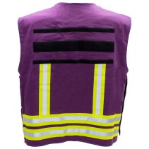 Vestă Reflectorizantă , vestă de lucru si intervenție marime universală S-XL din 100% bumbac
