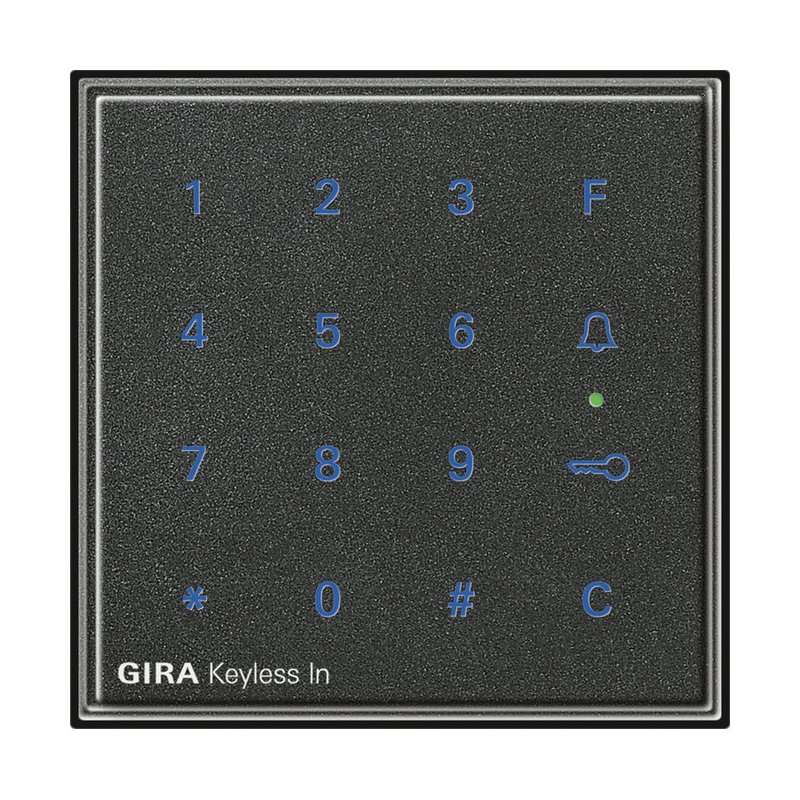 Control acces intrare ușa/poarta cu cod pentru exterior seria TX44 , GIRA 260567