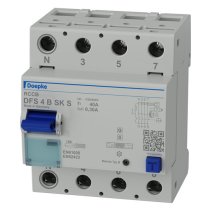 Intreruptor diferențial RCCB Doepke  40A tip B 4 poli 300mA  SELECTIV , 400V