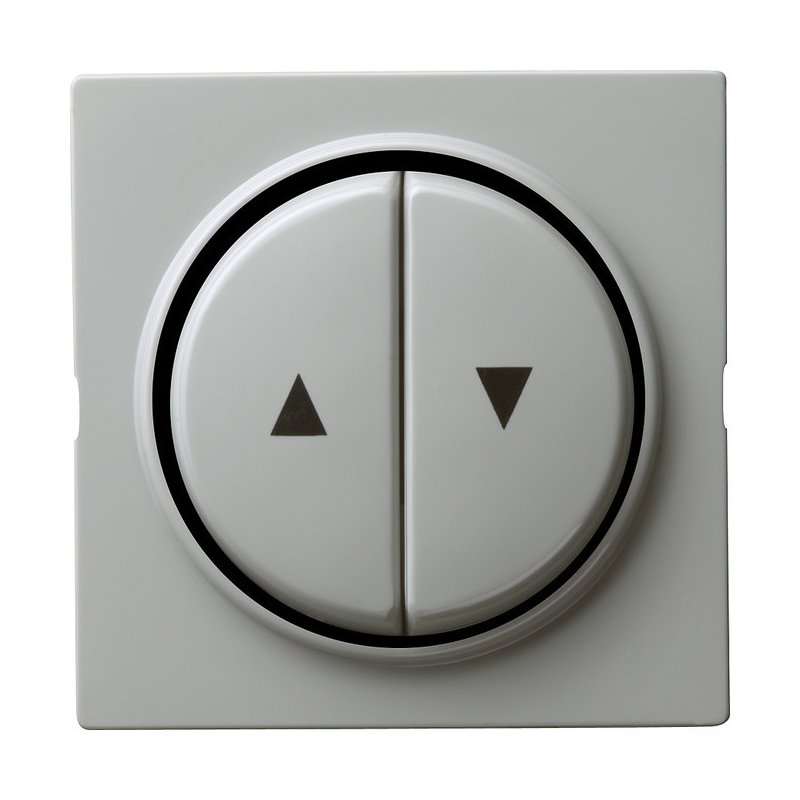 Capa pentru intreruptoare si taste duble cu simbol sageti sus/jos Gira S-Color gri 029442
