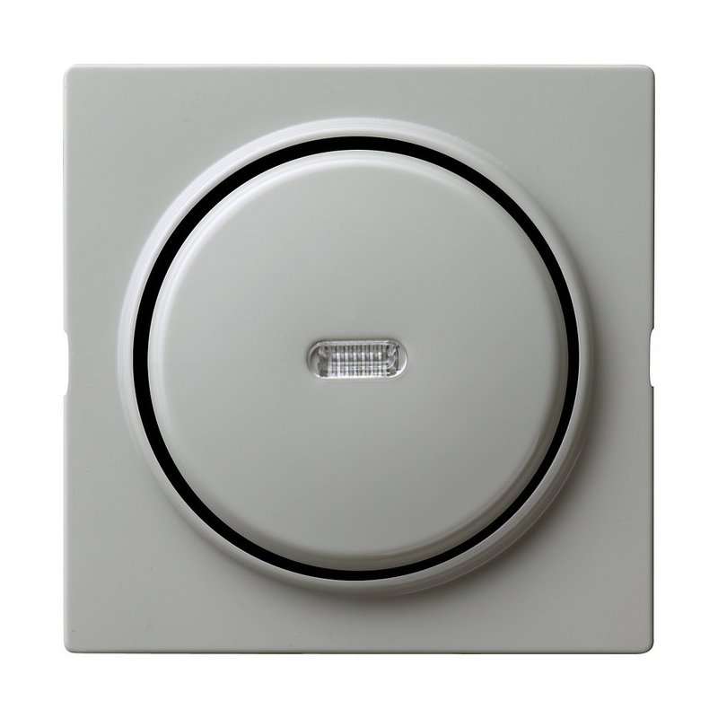 Capa pentru intreruptoare si taste cu vizeta LED Gira S-Color gri 029042