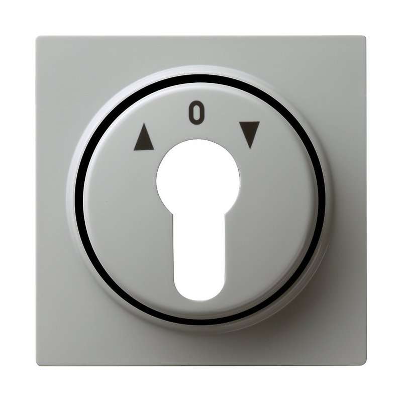 Capa pentru comutatoare cu butuc si cheie  sageti sus jos Gira S-Color gri 066442