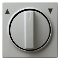 Capa pentru intreruptoare sau taste jaluzele cu sageti, Gira S-Color gri 066642