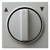 Capa pentru intreruptoare sau taste jaluzele cu sageti, Gira S-Color gri 066642