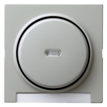 Capa pentru comutator cu fereastra si vizeta LED, Gira S-Color gri 067042