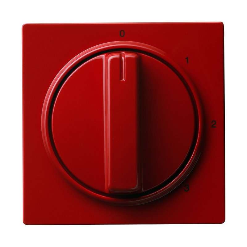 Capa pentru comutator 3 trepte, Gira S-Color rosu 066943