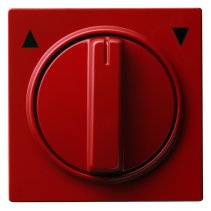 Capa pentru intreruptoare sau taste jaluzele cu sageti, Gira S-Color rosu 066643