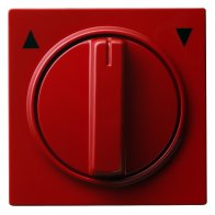 Capa pentru intreruptoare sau taste jaluzele cu sageti, Gira S-Color rosu 066643