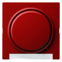 Capa pentru intreruptoare si taste cu camp de scriere Gira S-Color rosu 029943