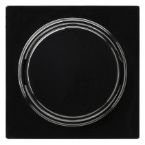 Capa pentru intreruptoare si taste montaj prin insurubare Gira S-Color negru 026147