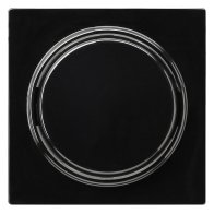 Capa pentru intreruptoare si taste montaj prin insurubare Gira S-Color negru 026147