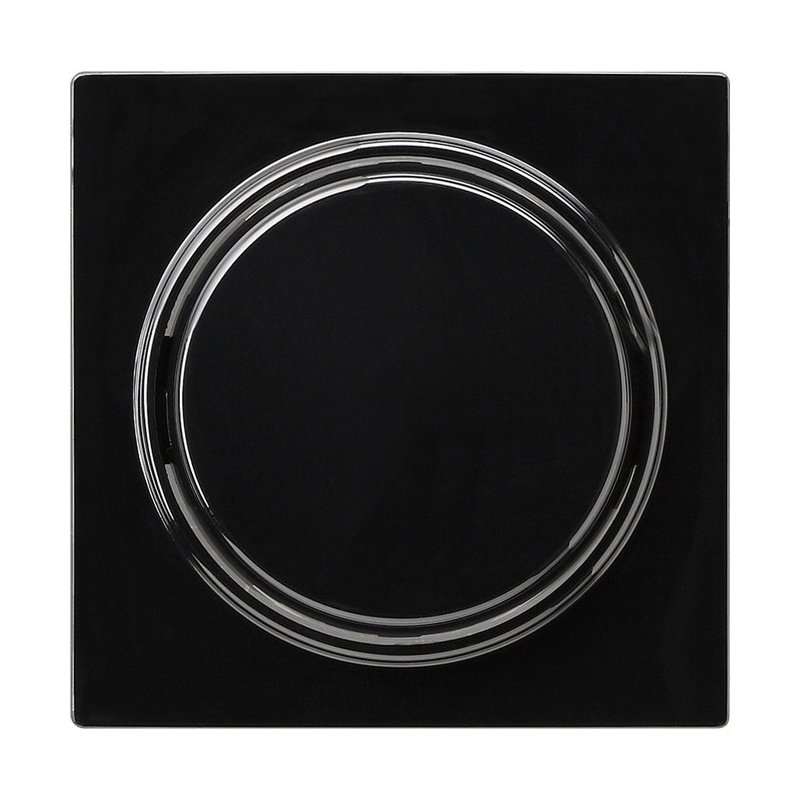 Capa pentru intreruptoare si taste montaj prin insurubare Gira S-Color negru 026147