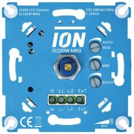 Variator rotativ pentru orice lampă LED , 200W 230V fără conductor N ,