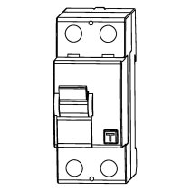 Intreruptor diferențial RCCB Doepke Audio pentru studiouri si telecomuncatii tip F, 2 poli, 40A ,30mA