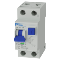 Intreruptor diferențial RCBO tip F sensibil la frecvențe mixte , B 16A  10kA, 30mA , Dopeke 09932102