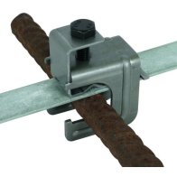 Clemă pentru conectare platbandă 30-40mm sau conductor de armătura pentru priza de pământ naturală , DEHN 308036