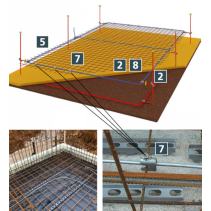 Punct fix de împământare conform SR EN 62561-1 realizat din INOX  , Dehn 478112