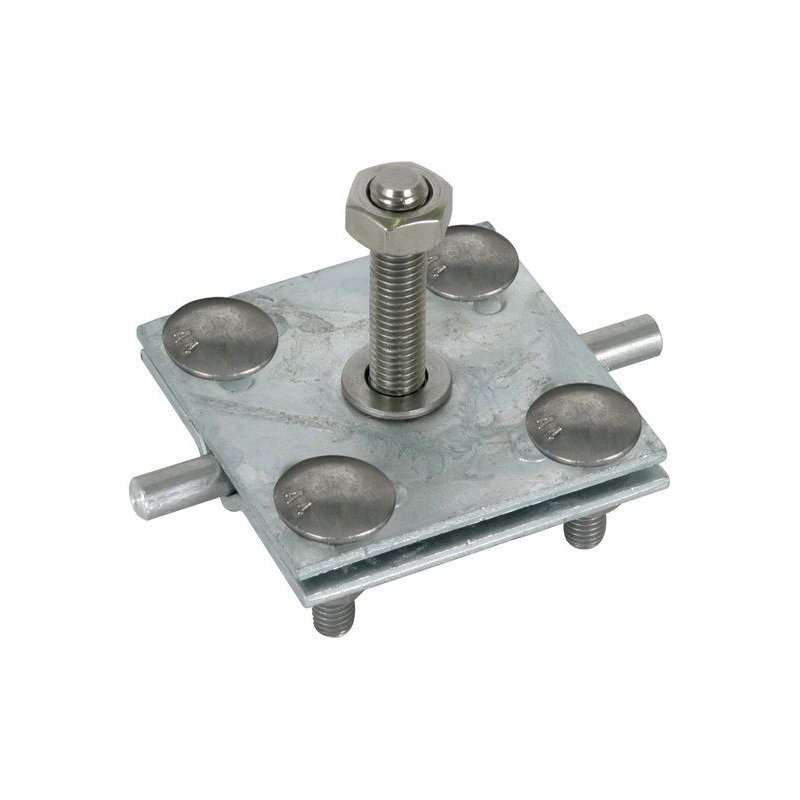 Clemă pentru puncte fixe de împământare platbandă 40mm OL/ZN, DEHN 478141