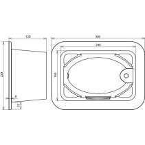 Cutie de protectie pentru eclisă de separație pentru împământare conf. SR EN 62561-1 subterană , Dehn 549000
