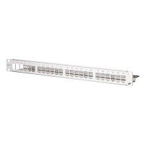 Patchpanel suport module RJ45 de 19 inchi 1U 24 porturi din oțel inoxidabil neechipat