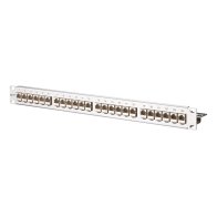 Patchpanel suport module RJ45 de 19 inchi 1U 24 porturi din oțel inoxidabil echipat cu 24 de module