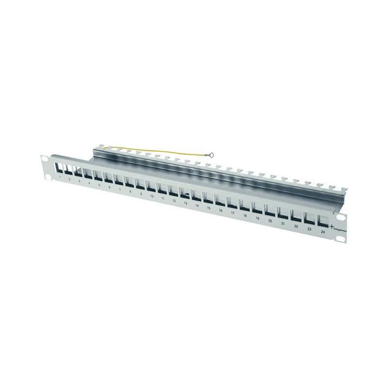 Patchpanel suport module RJ45 de 19 inchi 1U 24 porturi neechipat cu module