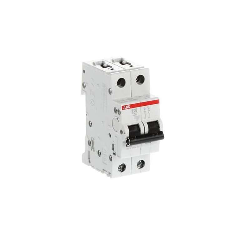 Siguranță automată  2 poli ABB S202-B25 ,25A , curba B , 6kA