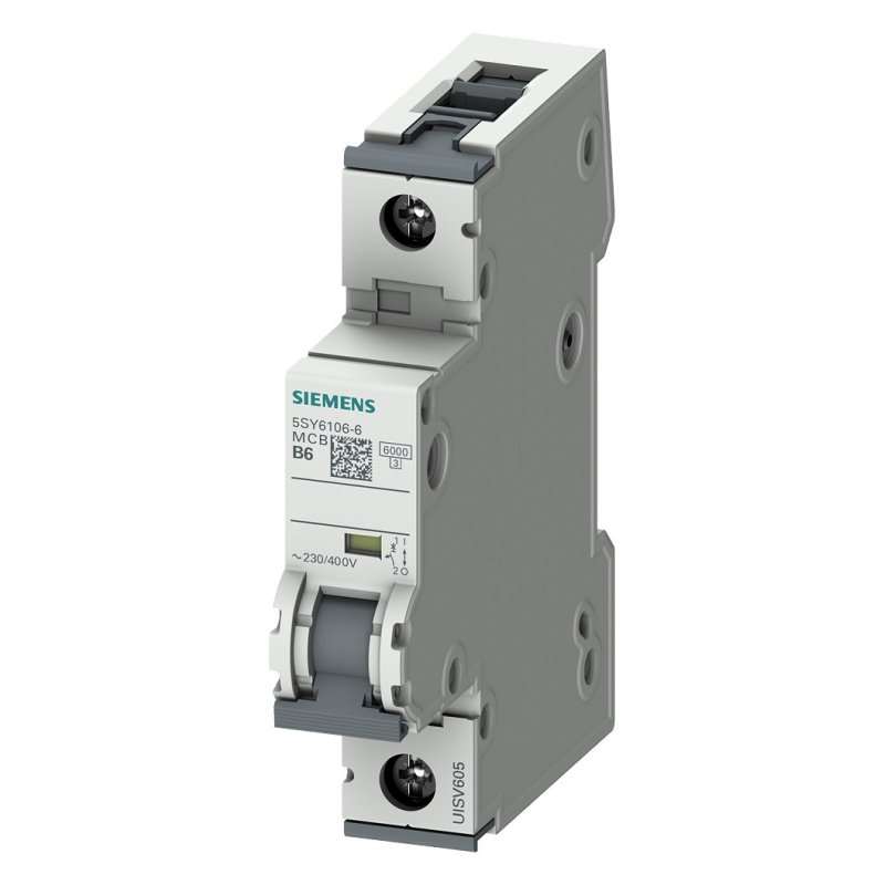 Disjunctor Siemens 5SY6106-6 ,B6A , 6A , 6kA ,1pol ,caract. B