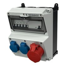 Tablou cu prize Mennekes  AMAXX IP44  3x230V + 1x400V 16A echipat complet cu RCCB tip A si MCB