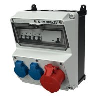 Tablou cu prize Mennekes  AMAXX IP44  3x230V + 1x400V 16A echipat complet cu RCCB tip A si MCB