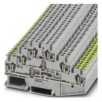 Clemă şir etajata ,ST 2,5-PE/L/L, 0.14-4qmm gri, conexiune push-in, Phoenix 3036097