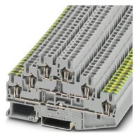 Clemă şir etajata ,ST 2,5-PE/L/L, 0.14-4qmm gri, conexiune push-in, Phoenix 3036097