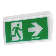 Iluminat de urgenta evacuare cu  indicator luminos de evacuare, 4,6 W, 32 m, 3h/8h acumulator