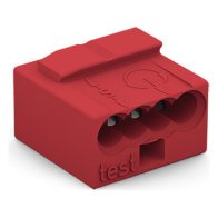 Wago 243-804 Clema rapida pentru conductori 4x 0,8mm2 rosu