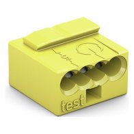 Wago 243-504 Clema rapida pentru conductori 4x 0,8mm2 galben