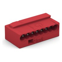 Wago 243-808 Clema rapida pentru conductori 8x 0,8mm2 rosu