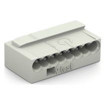 Wago 243-308 Clema rapida pentru conductori 8x 0,8mm2 alb