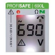 Tester tensiune, continuitate, polaritate și secvențe fazelor 690 V AC/DC Gossen Metrawatt M630J ProfiSafe 690L