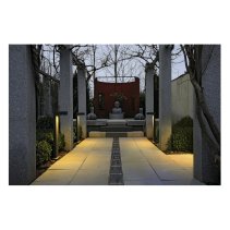 Lampă de exterior pentru cai de acces din aluminiu QUADRASYL, SL 75, pătrată, antracit, GX53, max. 11W