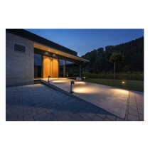 Lampă de exterior pentru cai de acces THEO BRACKET 50 FL, QPAR51 antracit