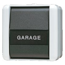 Intrerupator in carcasa aparenta cu camp de scriere IP44  WG800 , Jung 806NAW