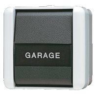 Intrerupator in carcasa aparenta cu camp de scriere IP44  WG800 , Jung 806NAW