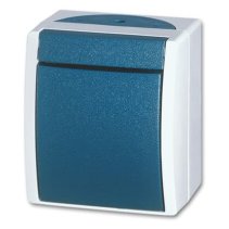 Intrerupator universal cap scara in carcasa IP44  ABB , Busch-Jaeger Ocean  2601/6W-53